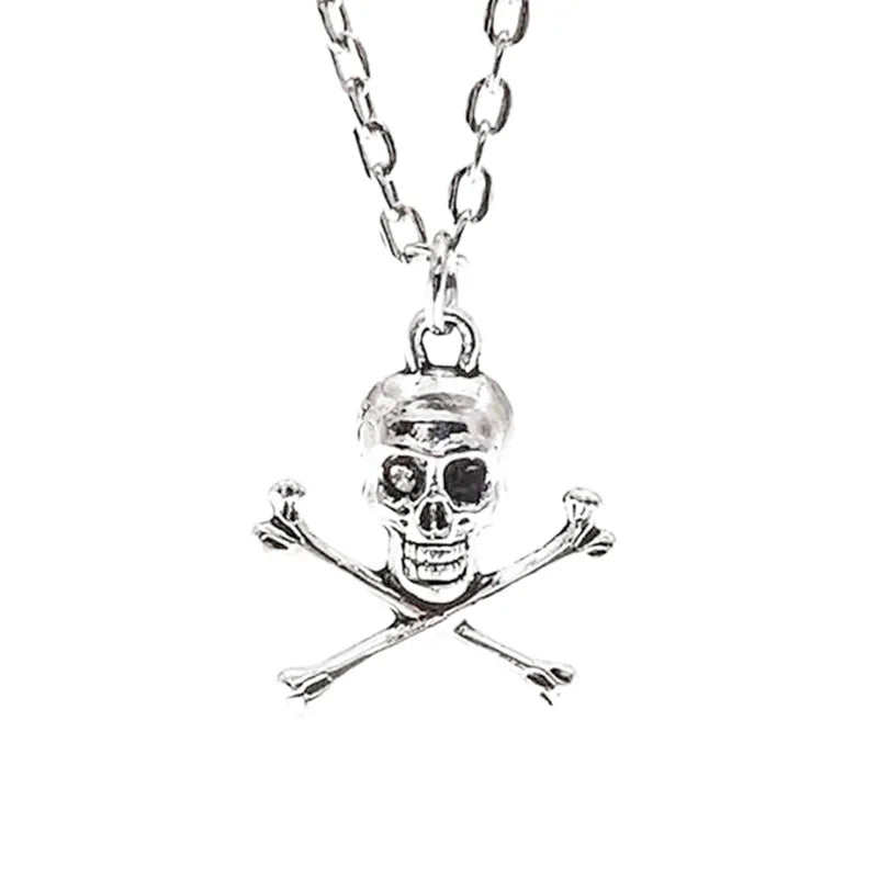 alternative skull necklace