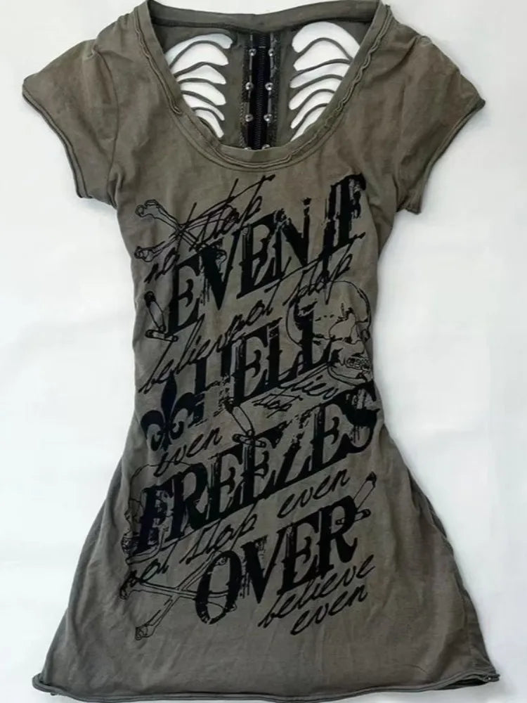 Ripped back summer t-shirts