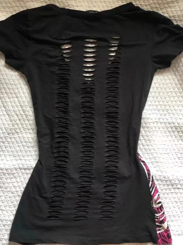 Ripped back summer t-shirts