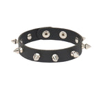 studded and spikey leather bracelets