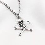 alternative skull necklace