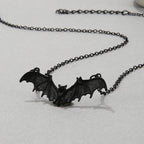 Bat gothic necklaces